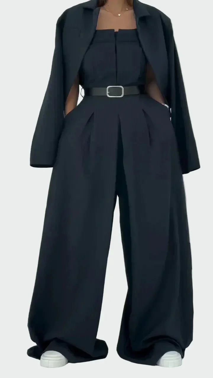 Elegant & Modern Style Vest and Cardigan Set