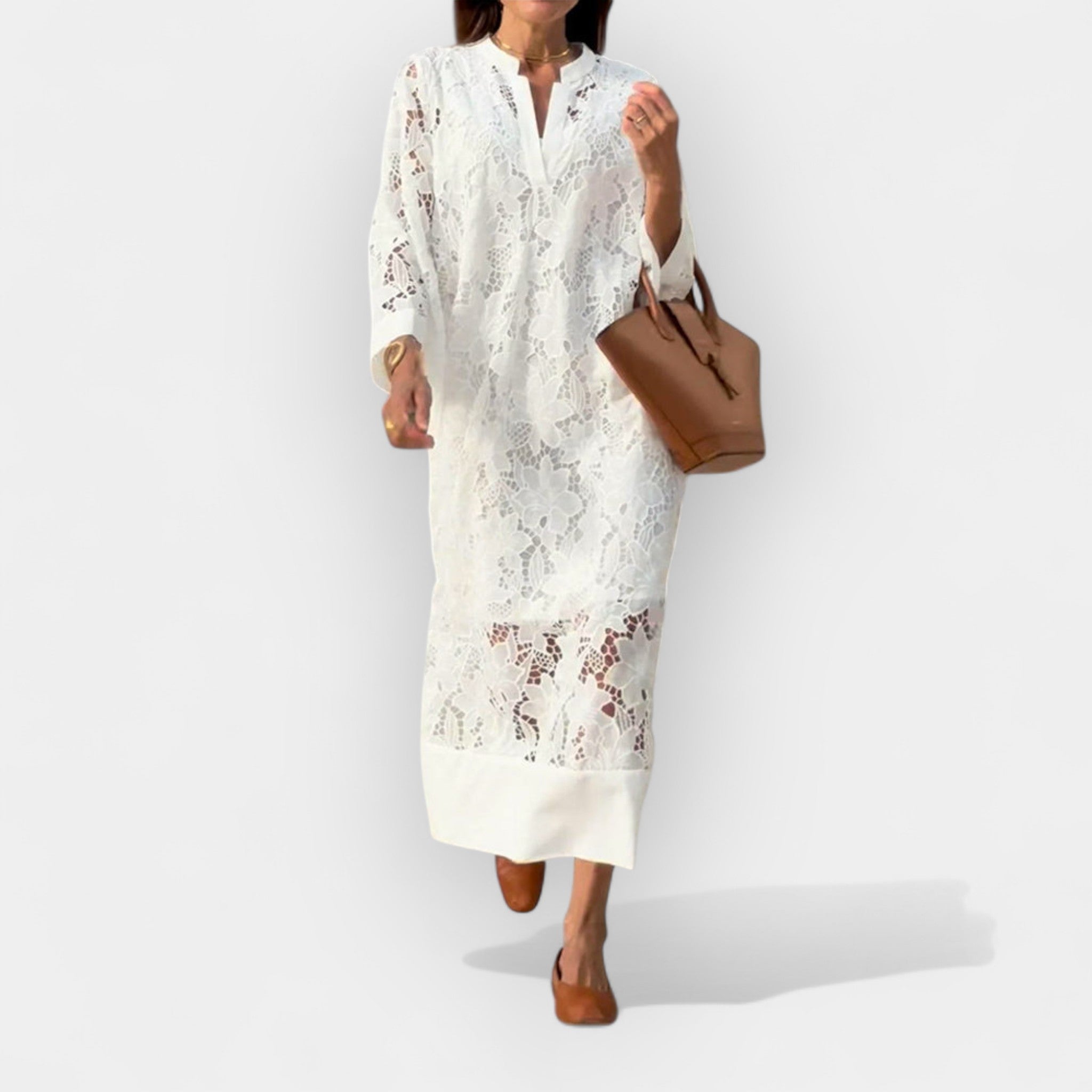 Light dress with lace details