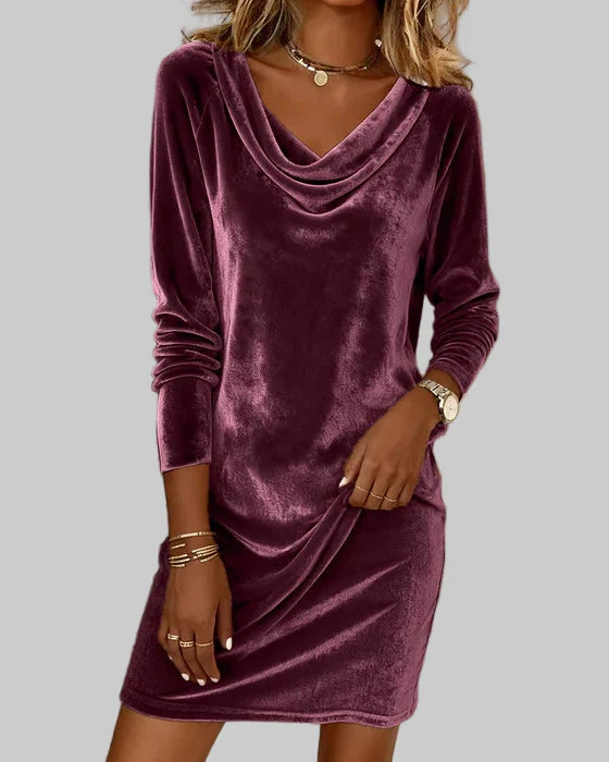 Frosina - Loose Velvet Dress
