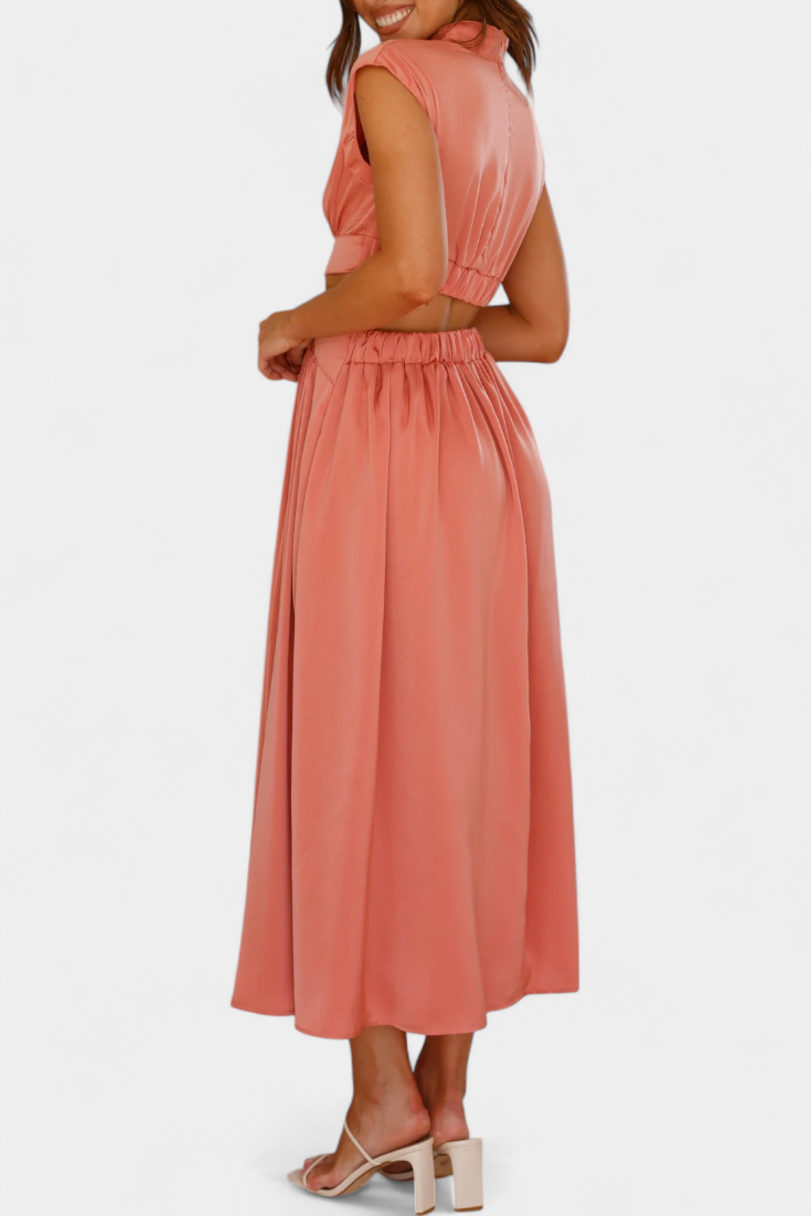 Jocelyn Side Slit Dress Set