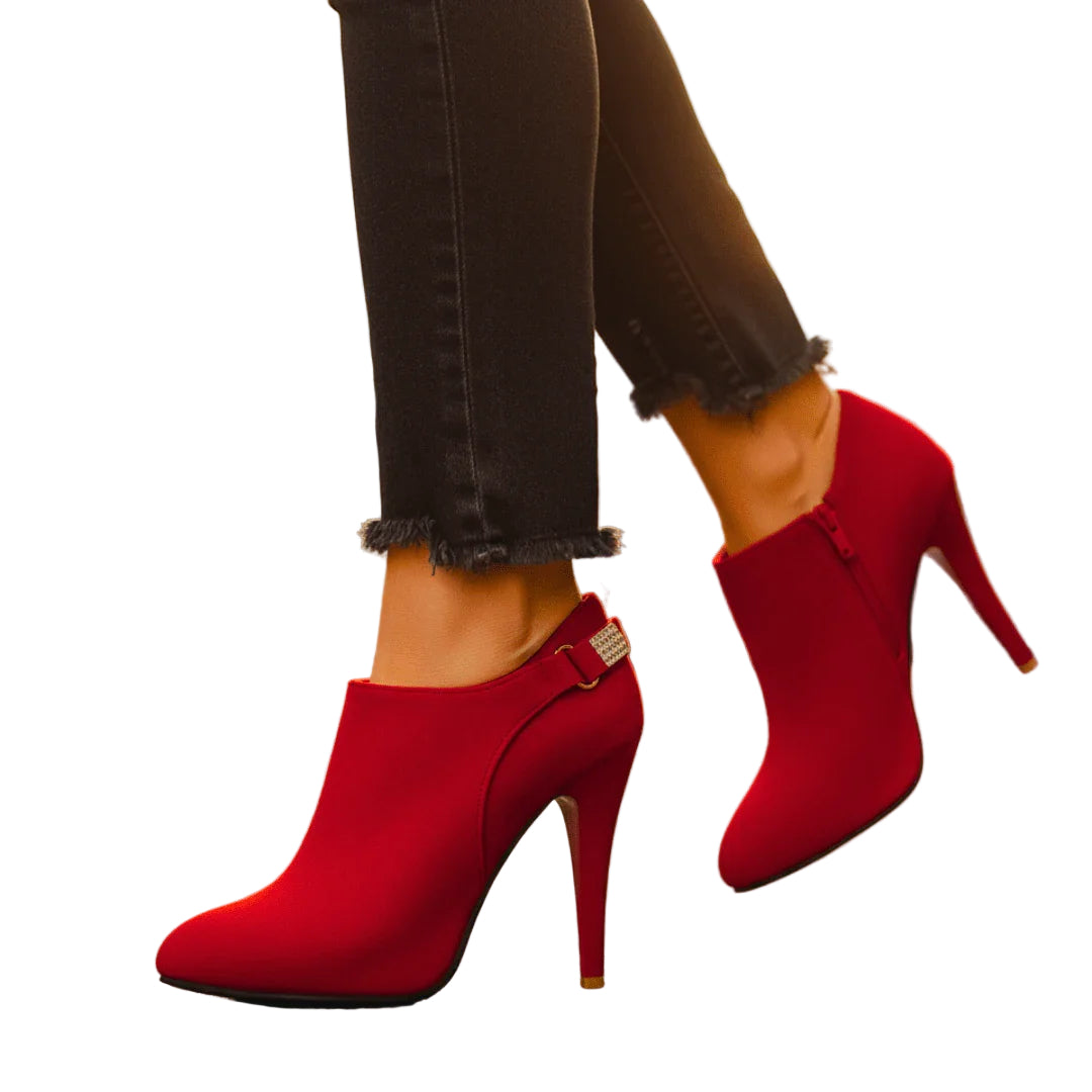 Aurora Bell velvet boots