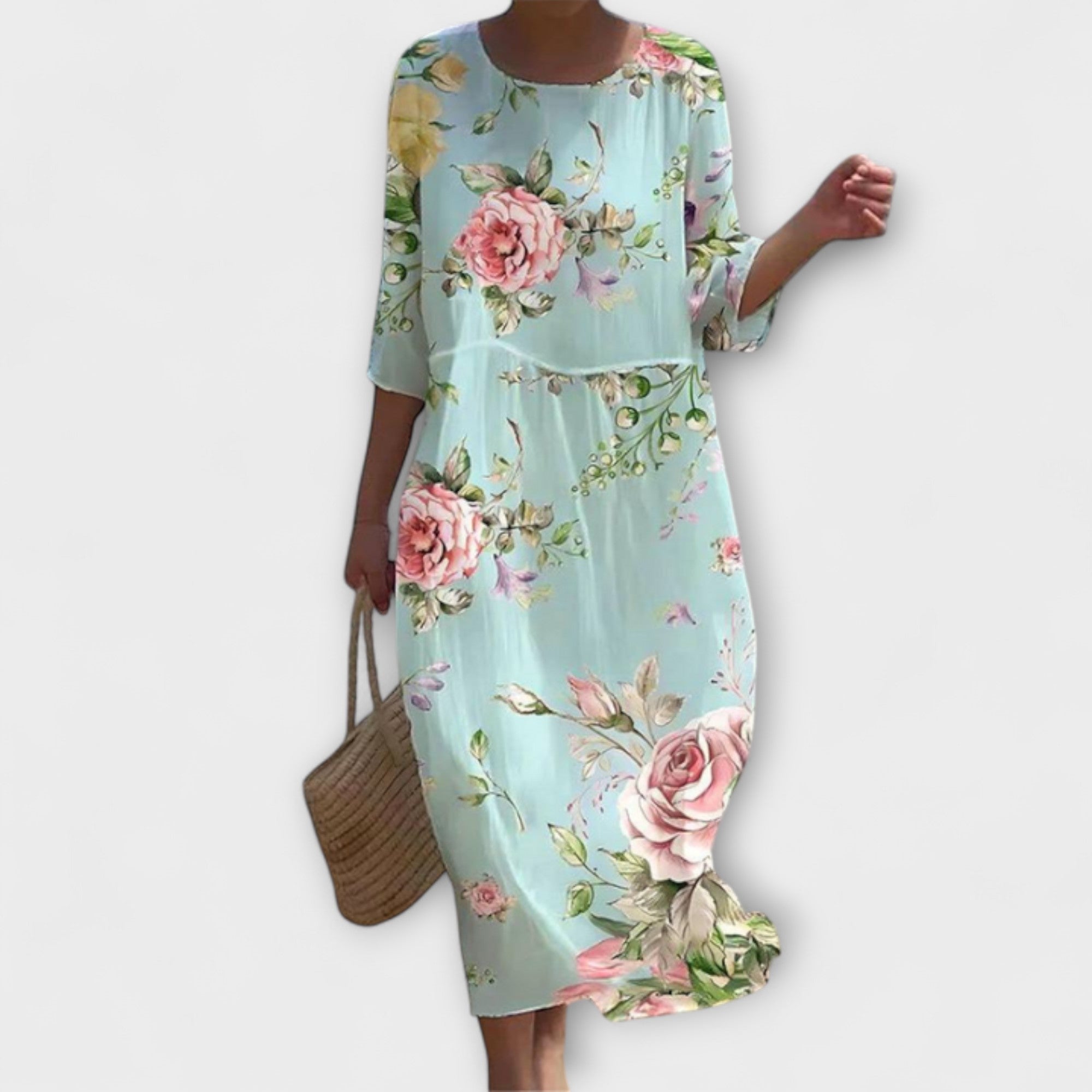Miranda — Floral Stiletto Maxi Dress