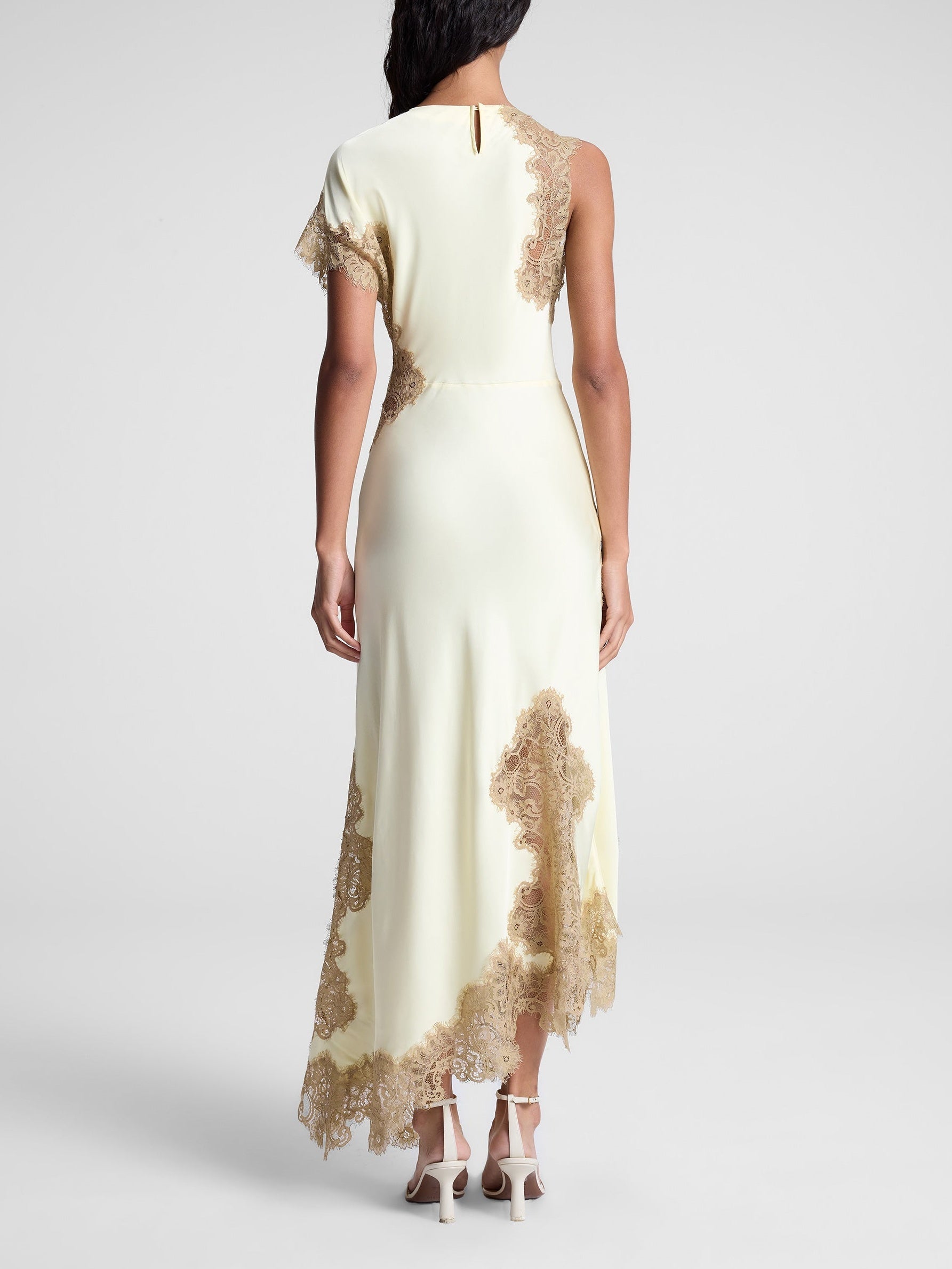 Sori | Satin and Lace Maxi Dress