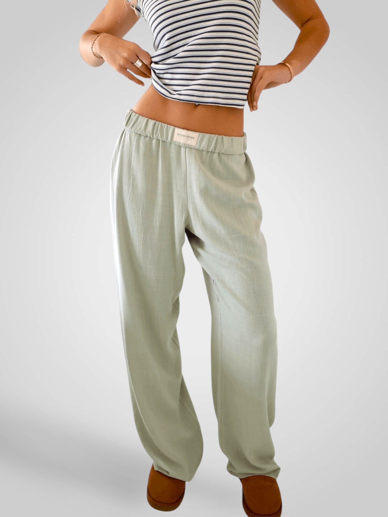 Bella | Women's Lounge Pants - Elastic Waistband