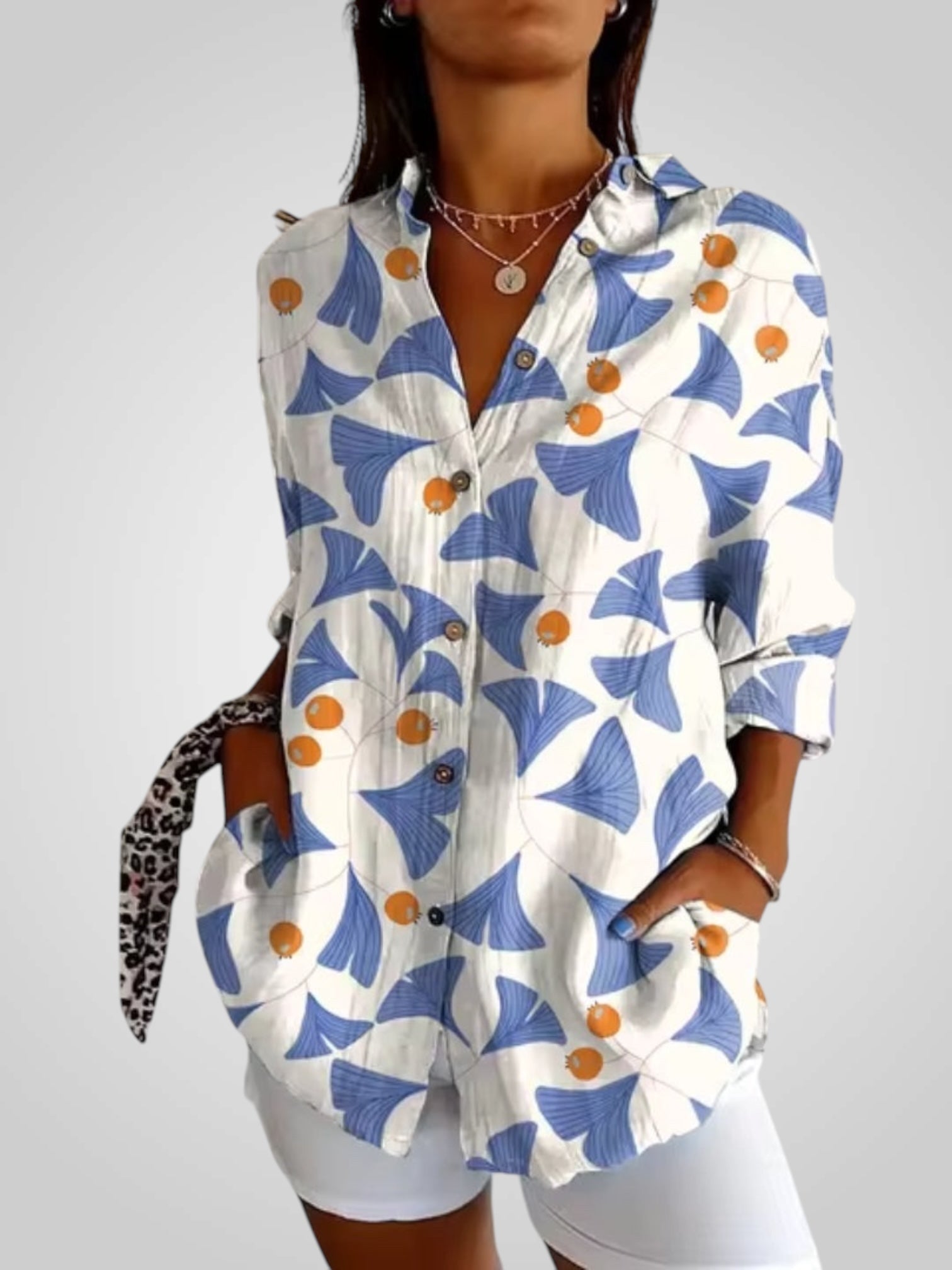 Floria | Blouse with Flowers