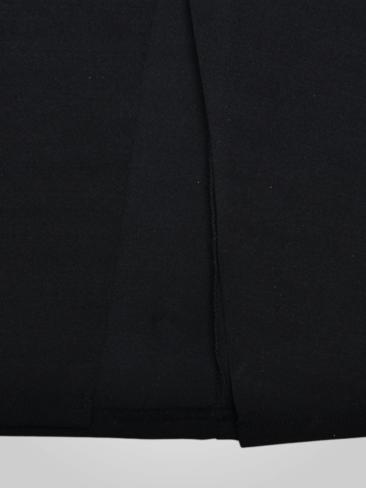 Loravel | Black Satin Split Maxi Dress