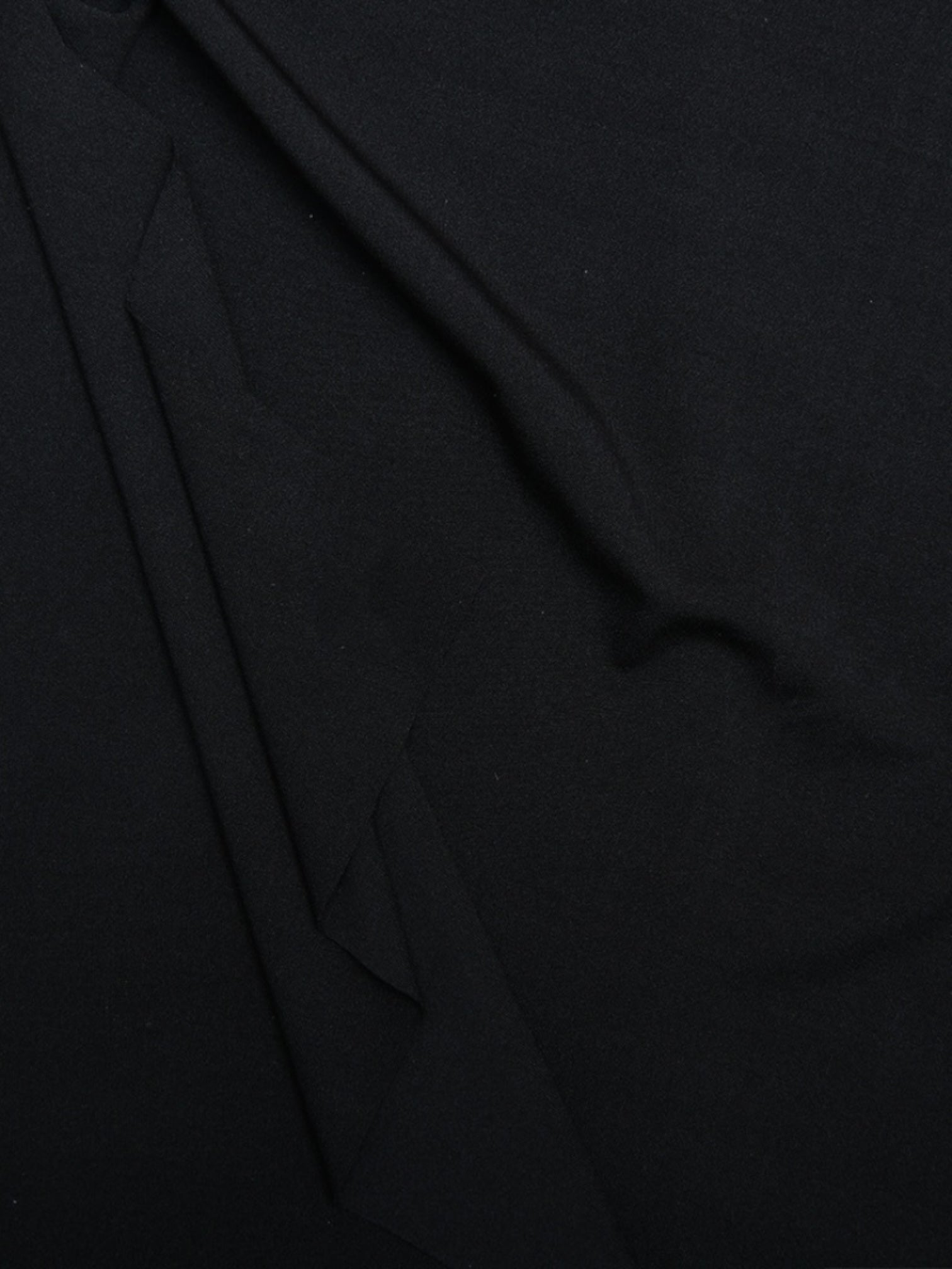 Loravel | Black Satin Split Maxi Dress