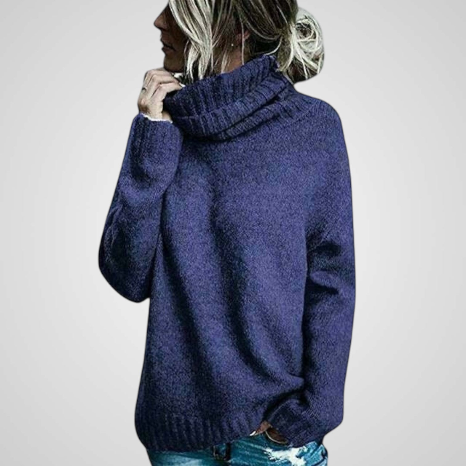 Anna | Comfortable Loose Wool Turtleneck Sweater