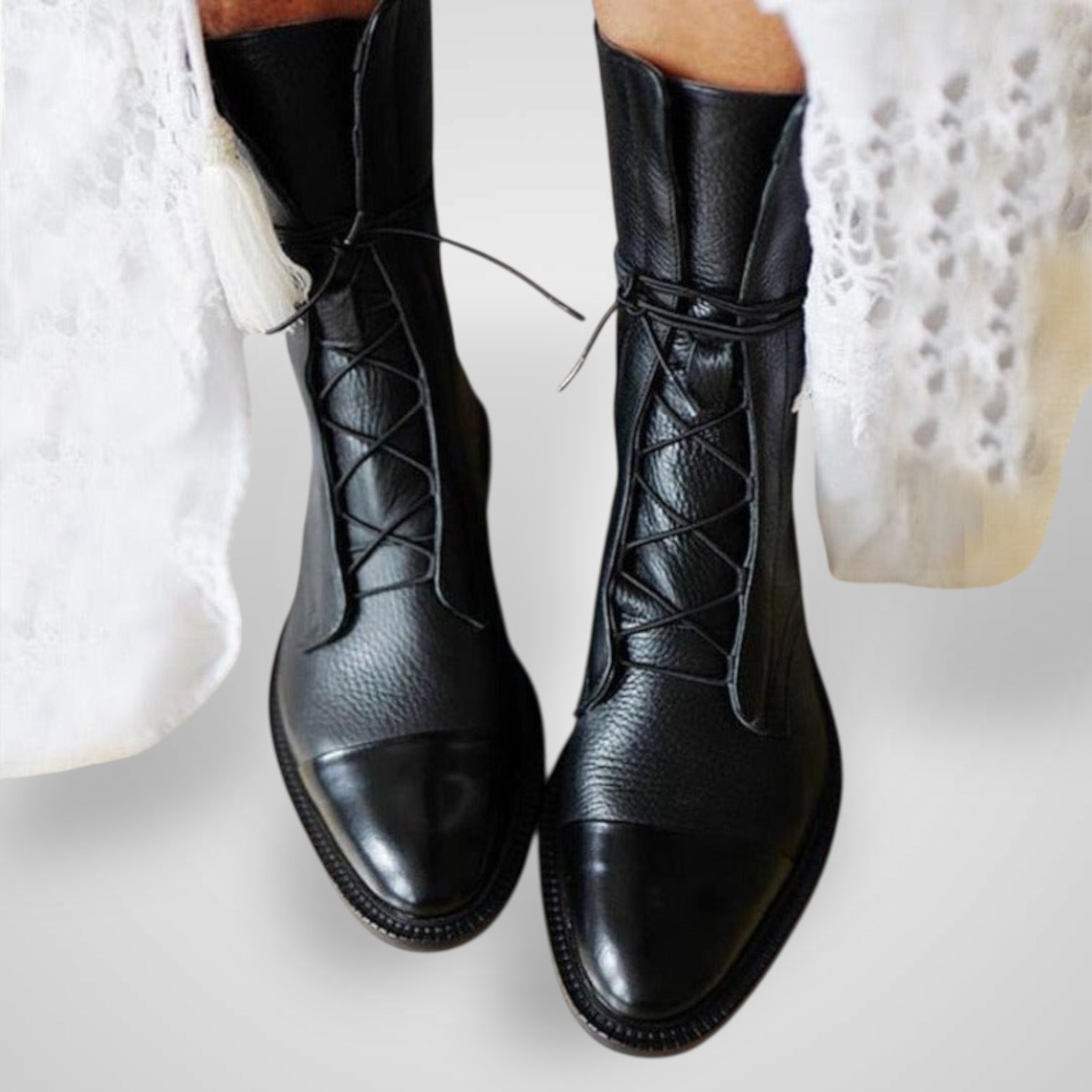 Vizzy | Stylish Vegan Leather Ankle Boots for Women