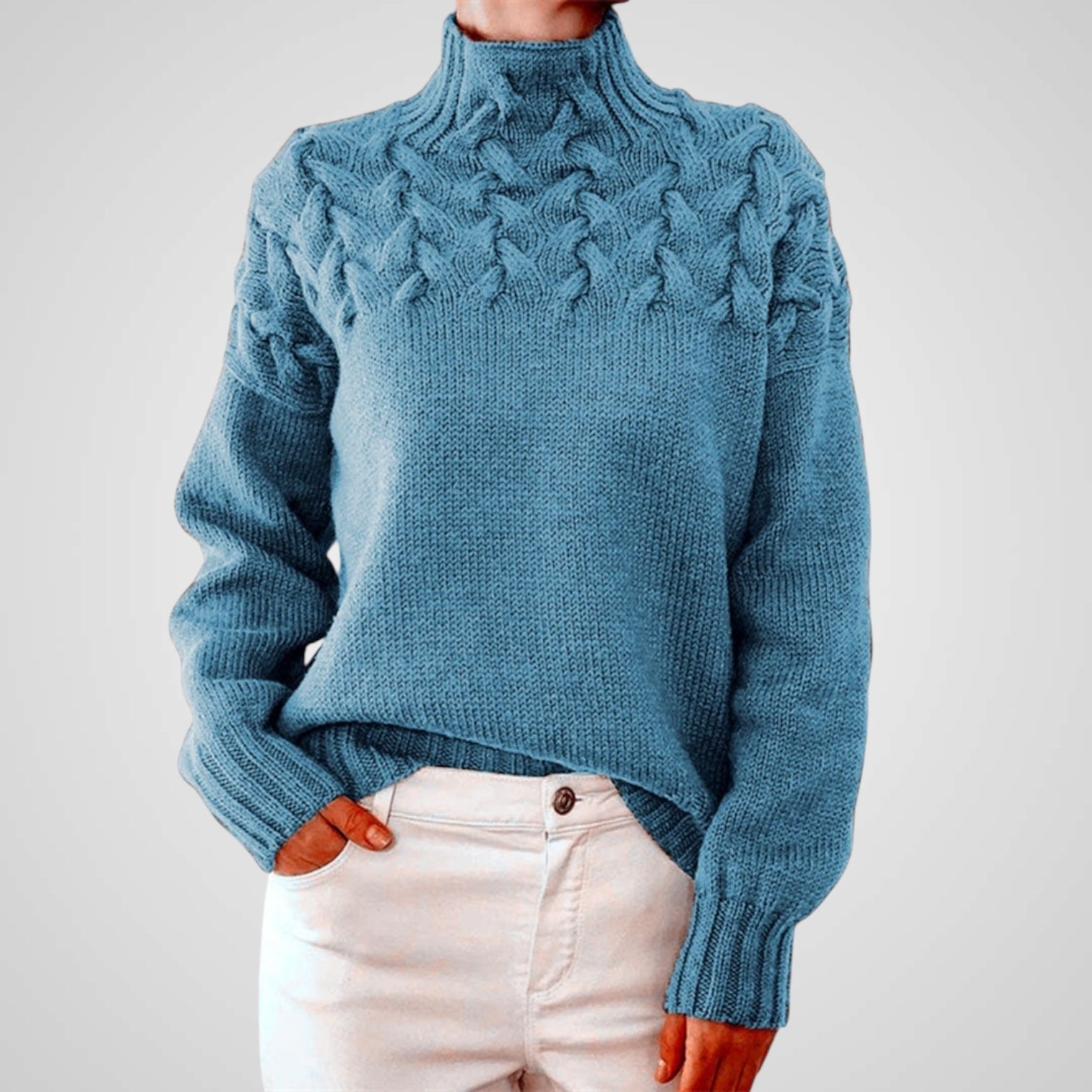 Cash | Ladies Knitted Cashmere Zhivago Sweater