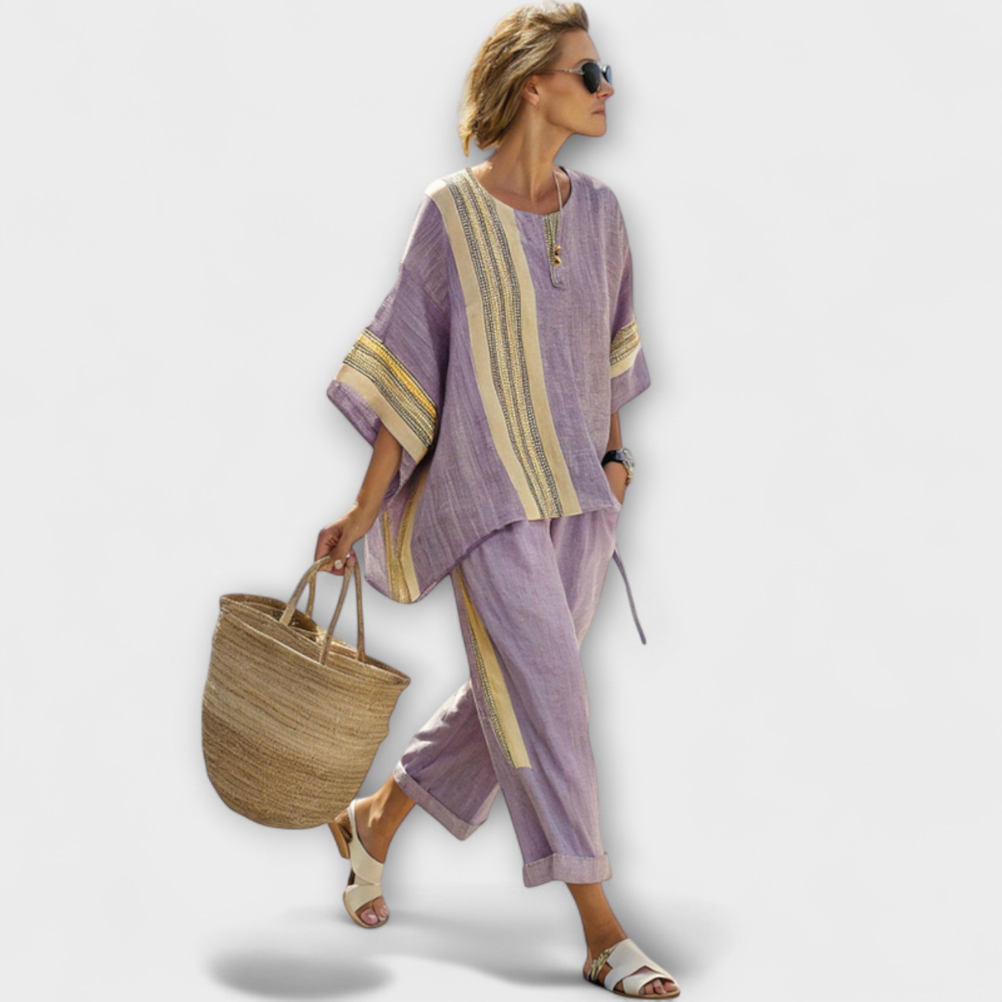 Faith - Linen ethnic set
