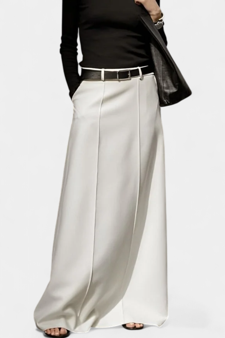Ada H-Line Skirt Monochrome with Modern Urban Style