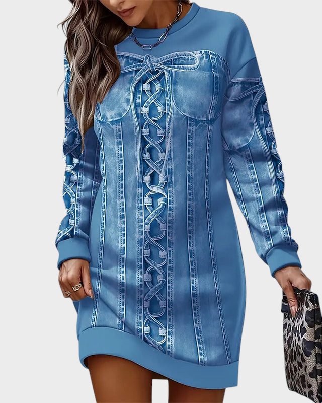 Vicky | Retro Dress with Long Sleeves