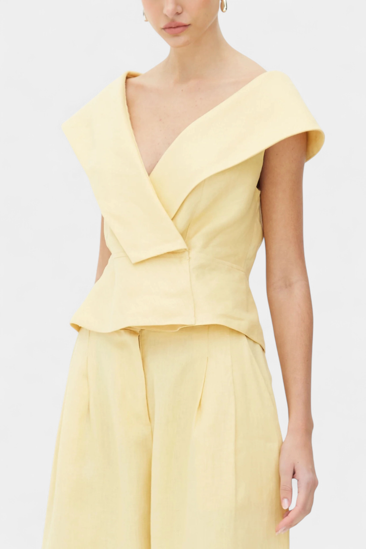 Hayden | Asymmetric Top and Palazzo Pants Set