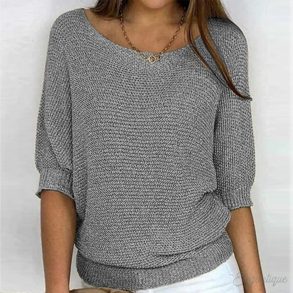 Eunice™ | Comfortable Knitted Blouse