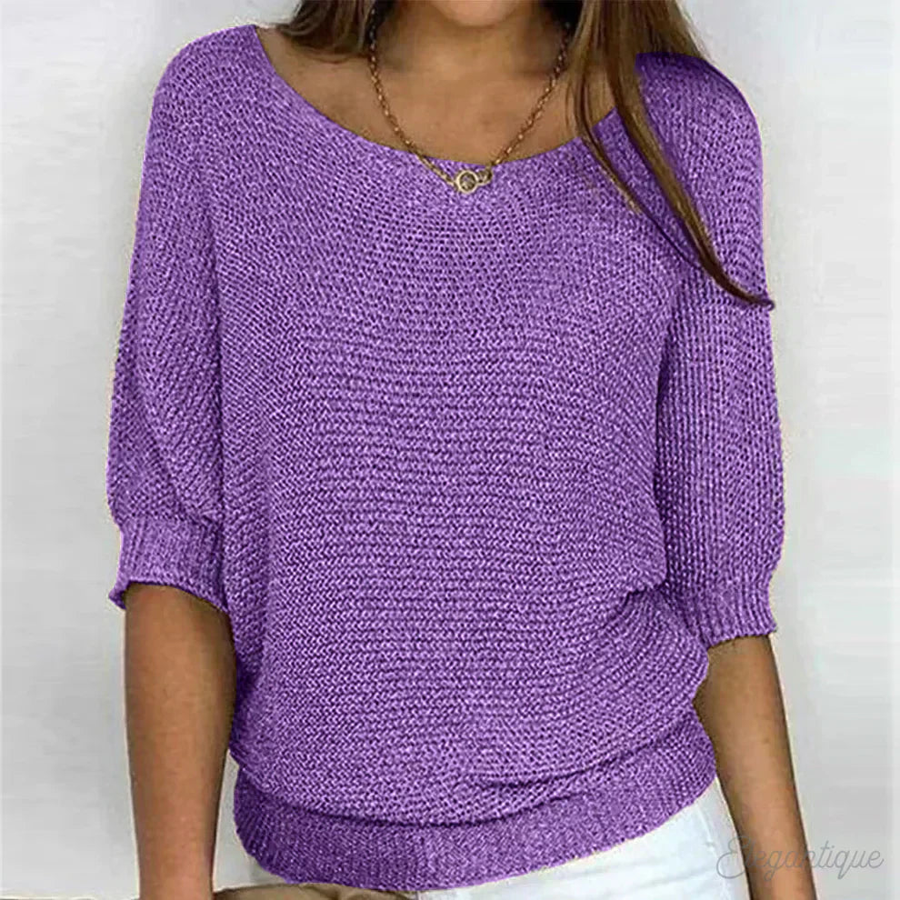 Eunice™ | Comfortable Knitted Blouse