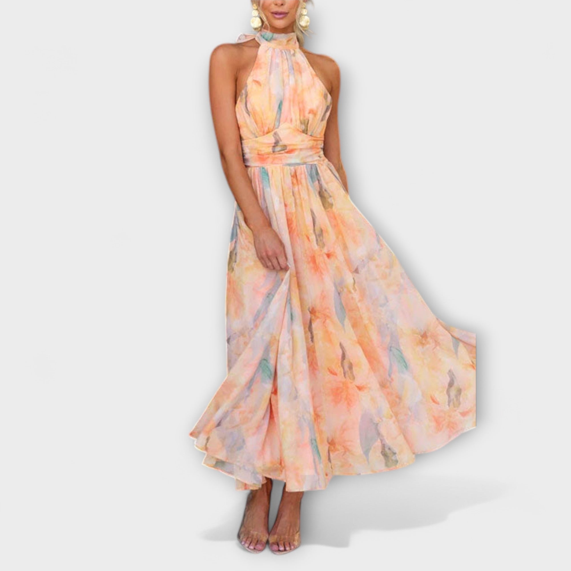 Watercolor Maxi Dress