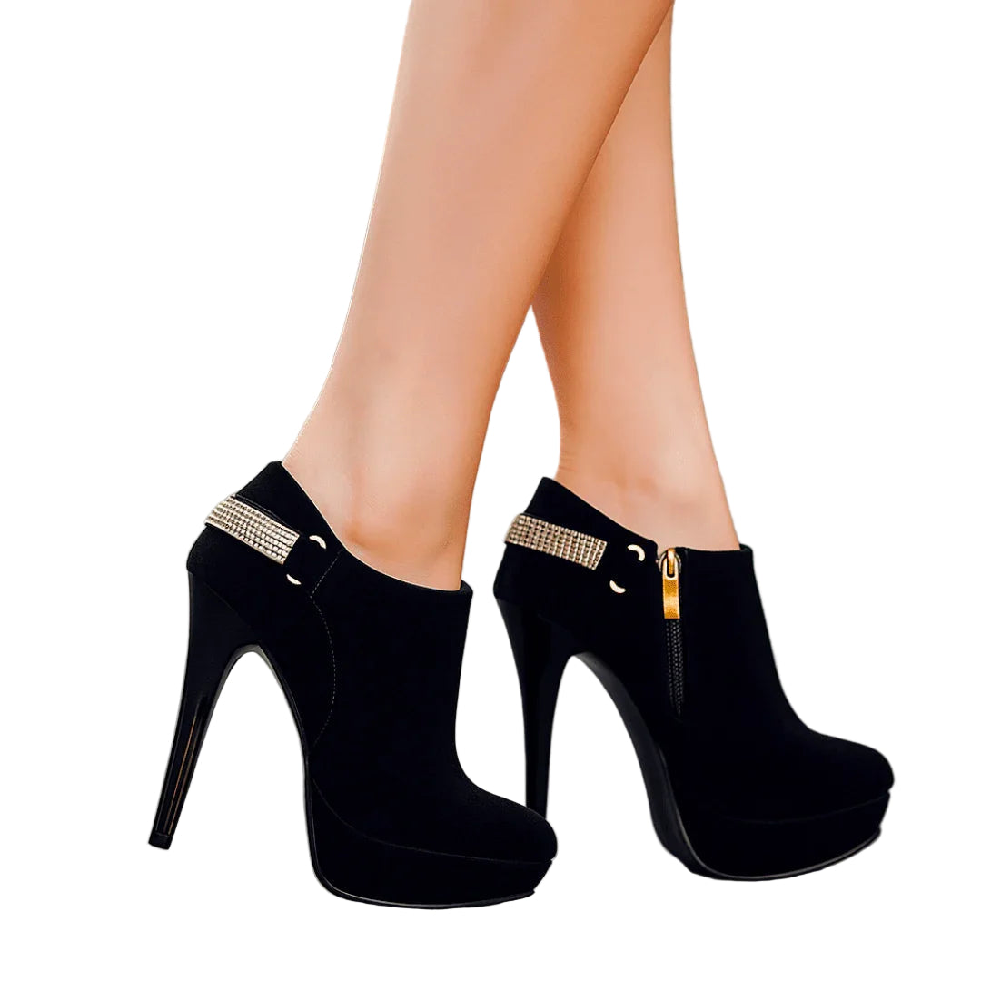 Aurora Bell velvet boots