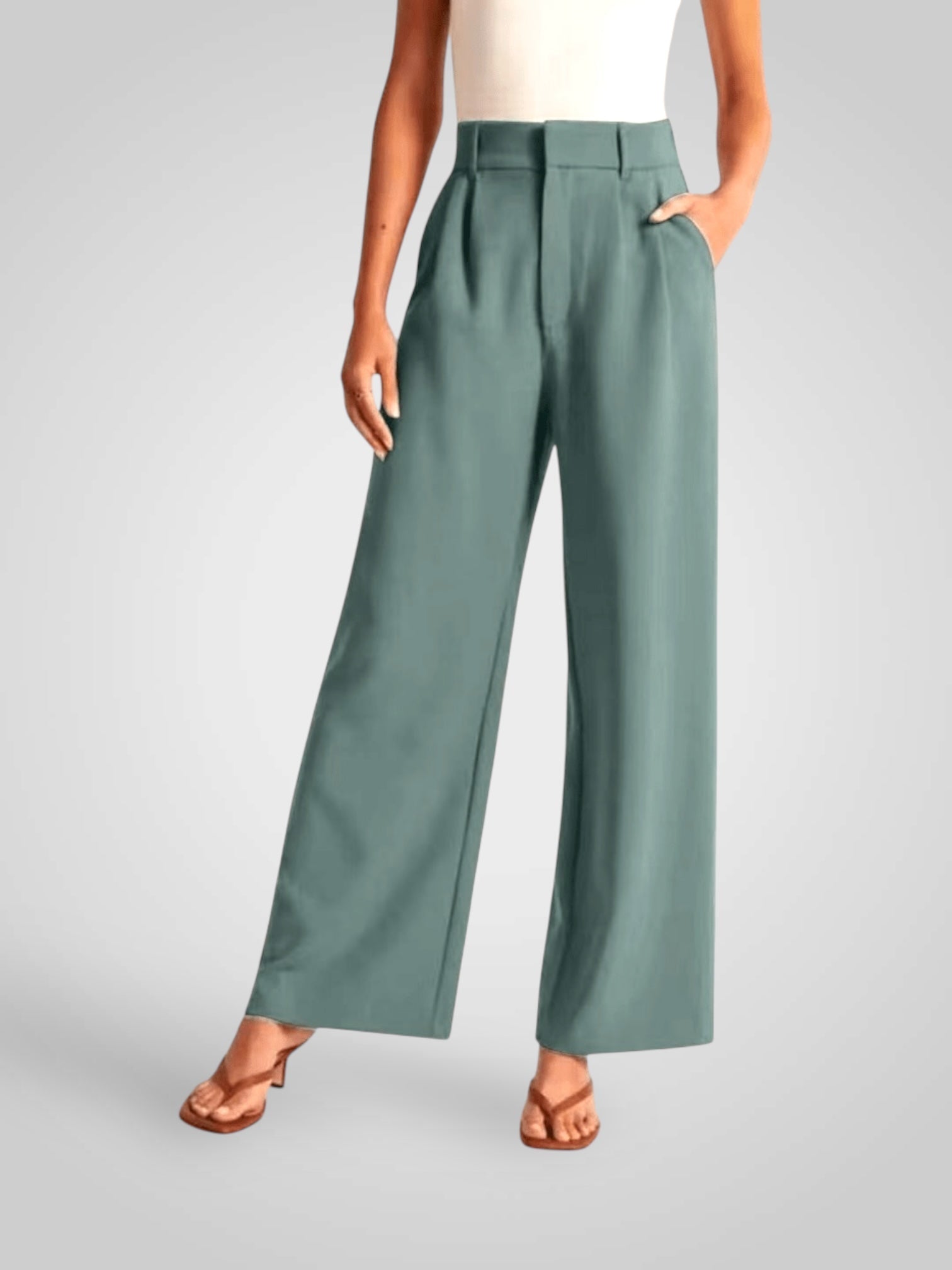 Vira | High-Waisted Wide Leg Pants