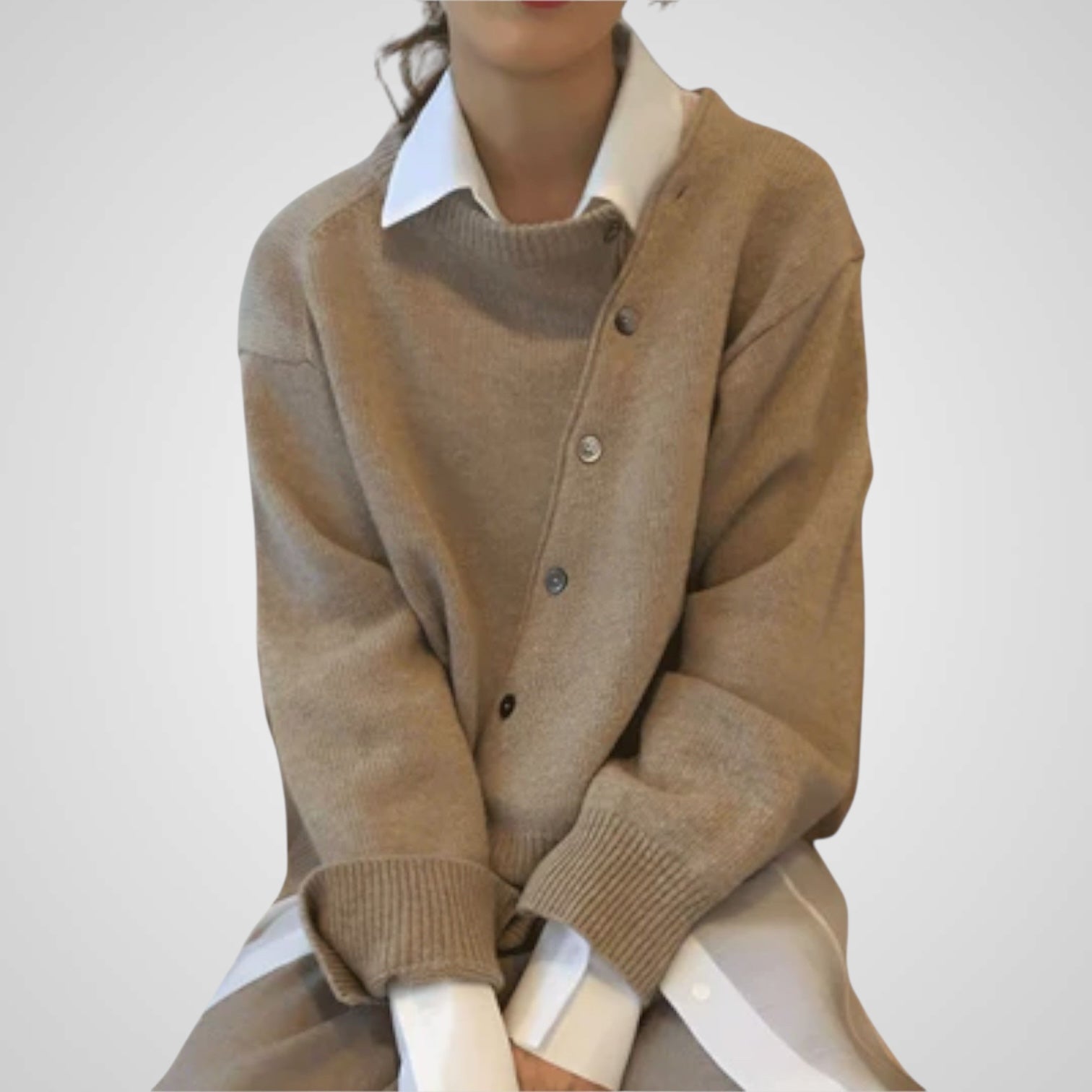 Mori | Button Sweater