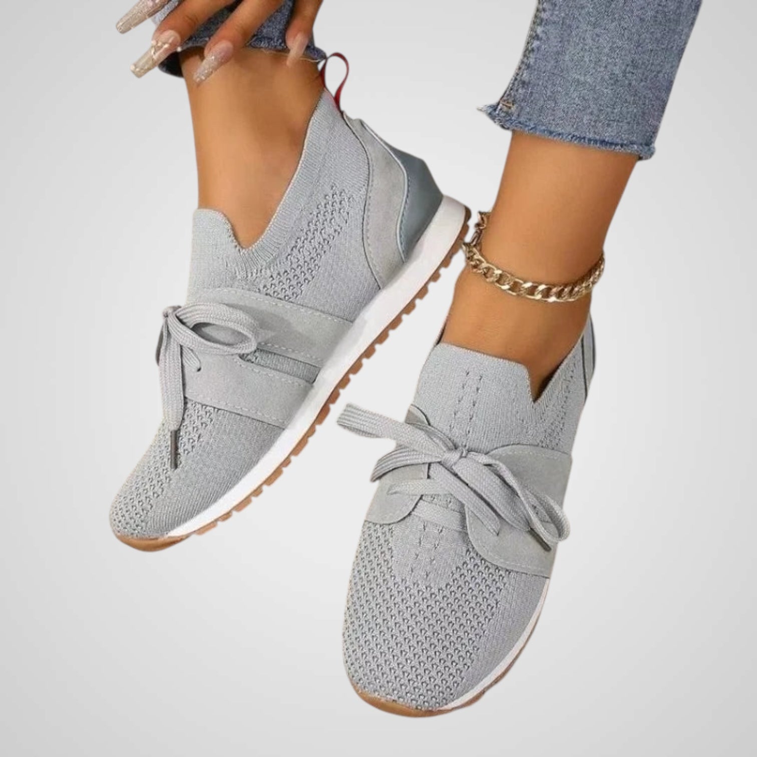 Gemma | Women's Mesh Lace-Up Shoes For Orthopedic Purposes