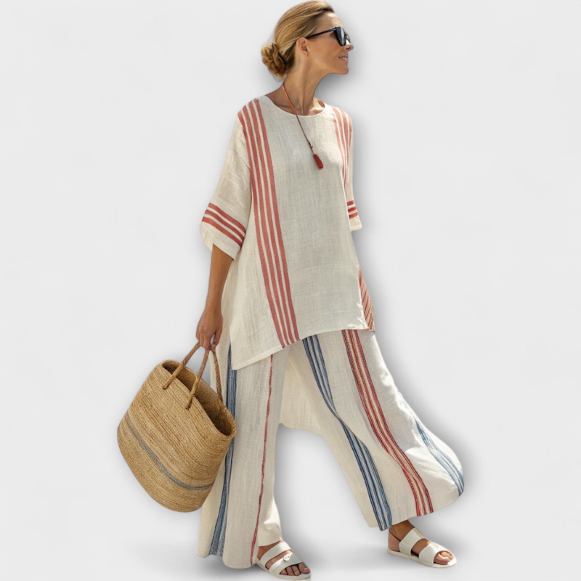 Faith - Linen ethnic set