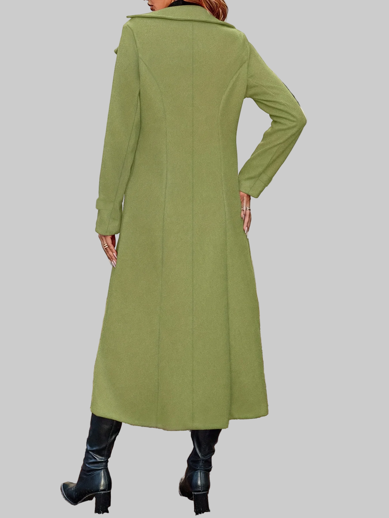 Mila double-breasted wool coat