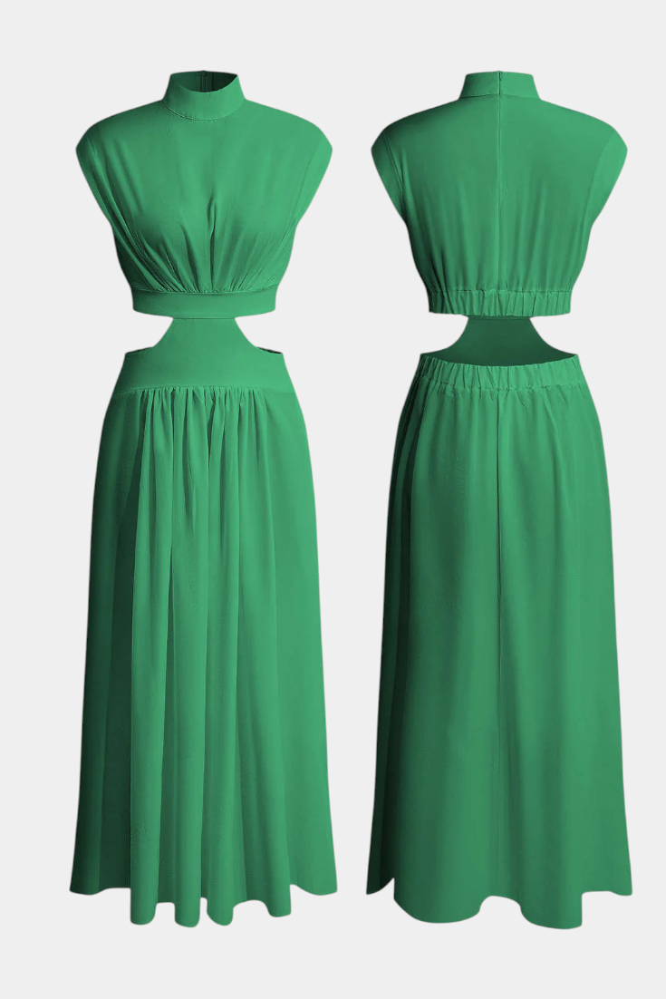 Jocelyn Side Slit Dress Set