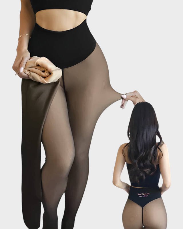 Jannie | One-Seam Sheer Fleece Leggings