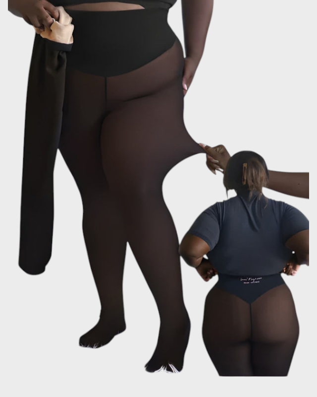 Jannie | One-Seam Sheer Fleece Leggings