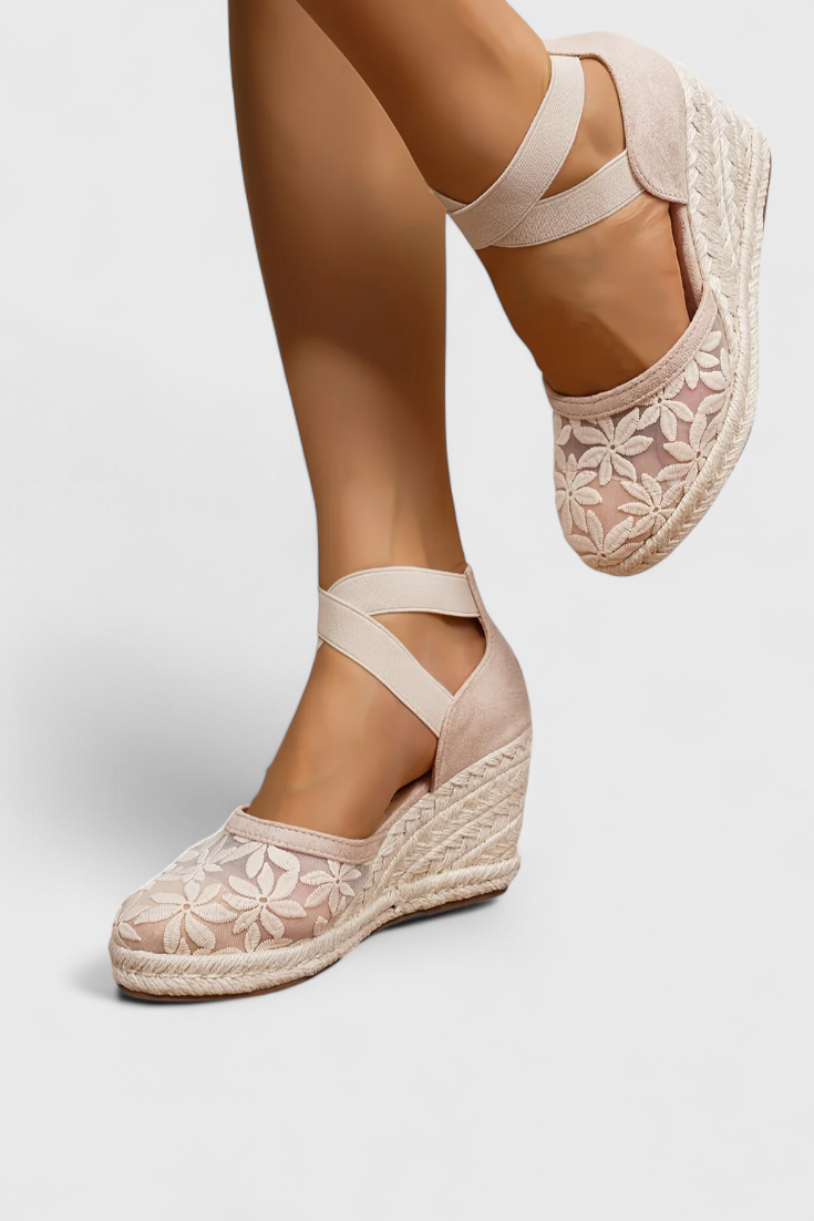 Phylis Orthopedic Sandals with Platform Heel