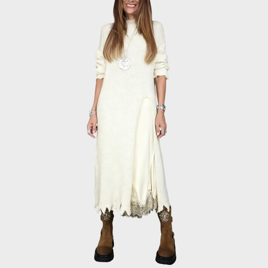 Lena | Elegant Long Knitted Dress