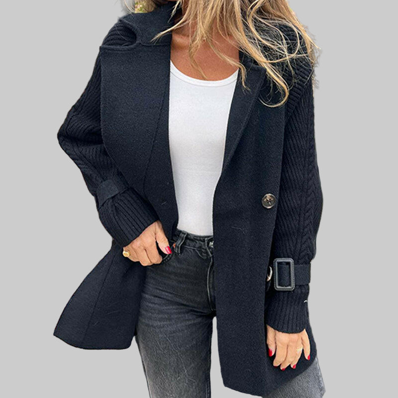 ISOLA™ | Mid-Length Double-Breasted Coat