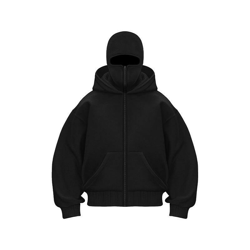 Ninja style zip-up sweatshirt